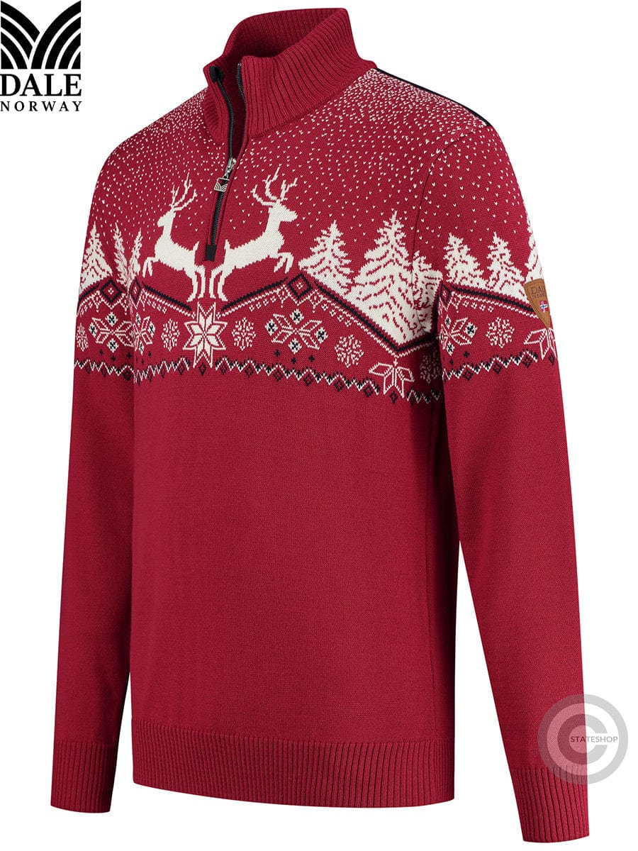 Dale of Norway Pullover "Reindeer" Red