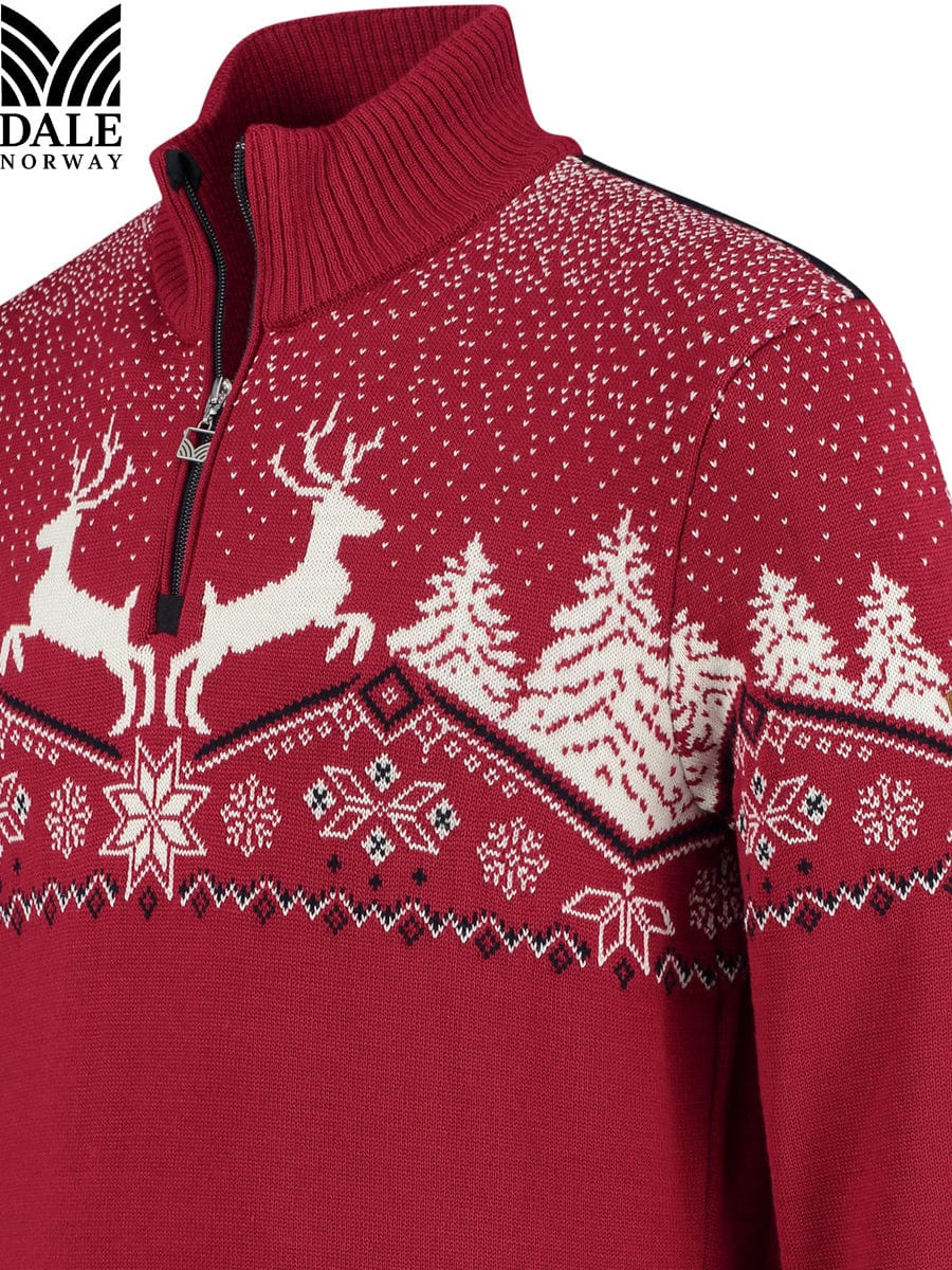 Dale of Norway Pullover "Reindeer" Red