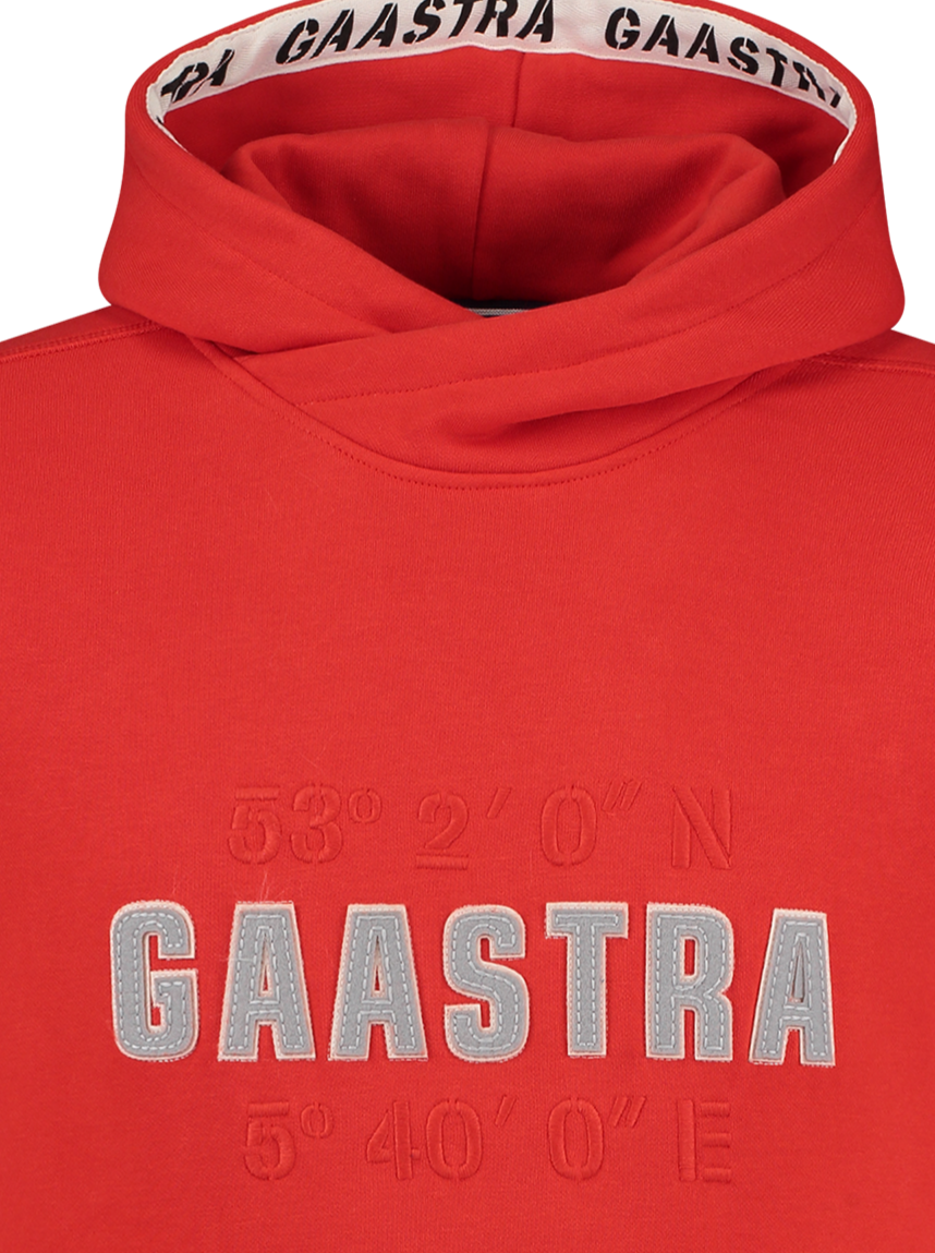 GaastraHoodie Sweater "Artic" - cotton/recycled polyester - red