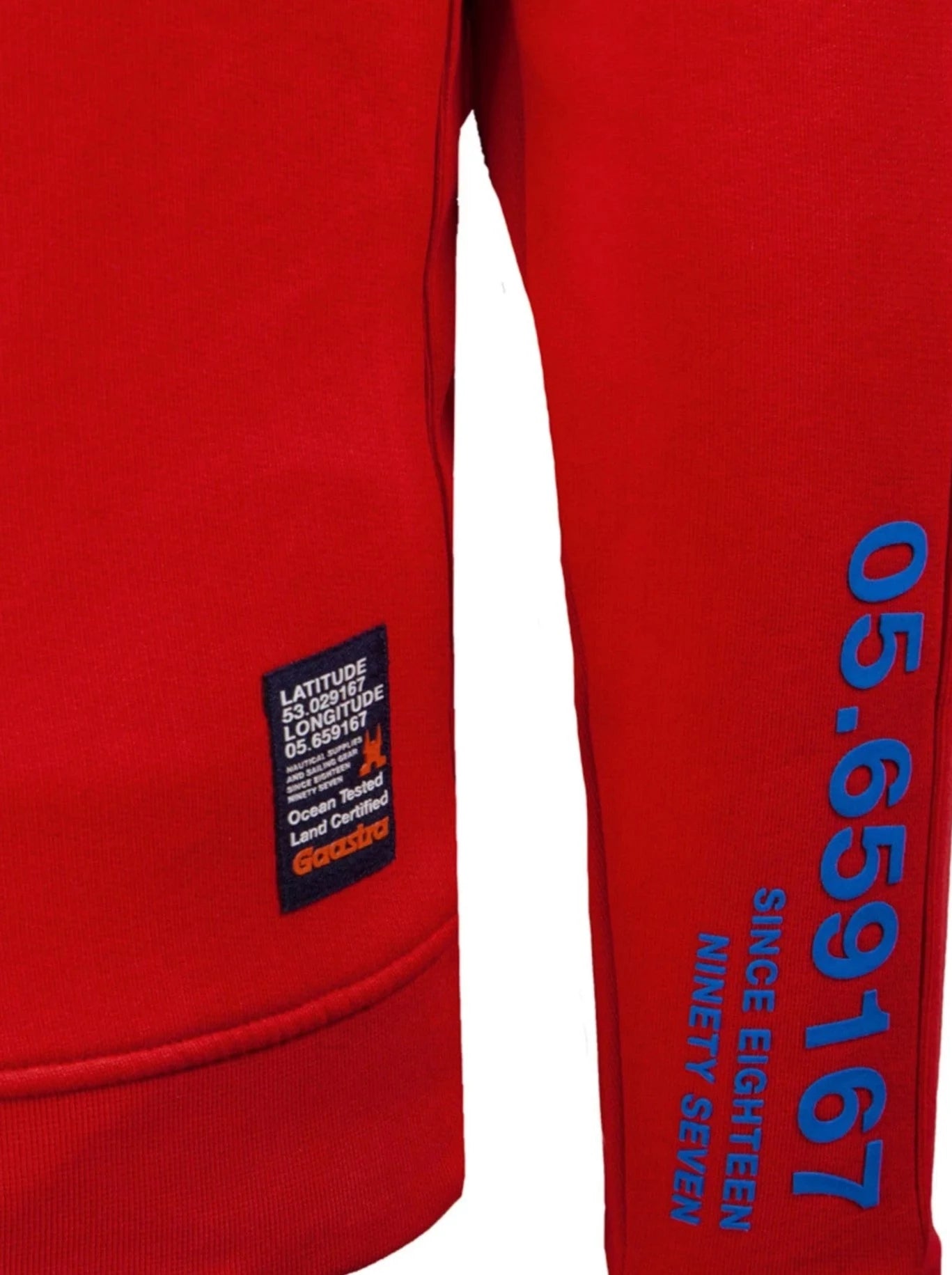 Gaastra Logo Sweat Jacket "Side" Red