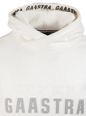 Gaastra Men's hoodie sweatshirt "Artic", Off-white