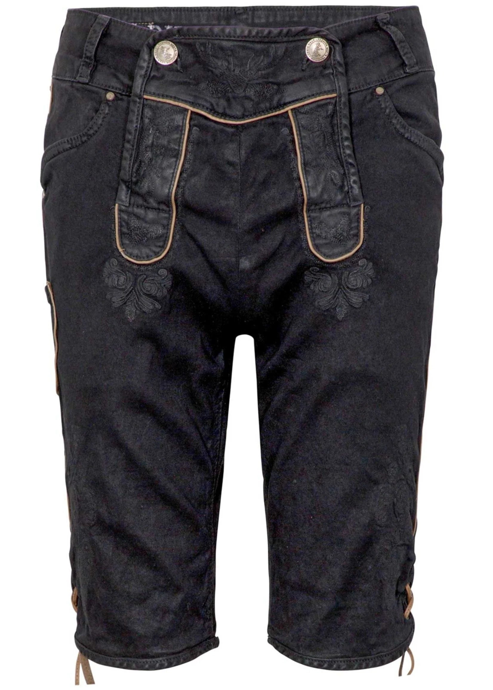 Hangowear Short jeans pants, black