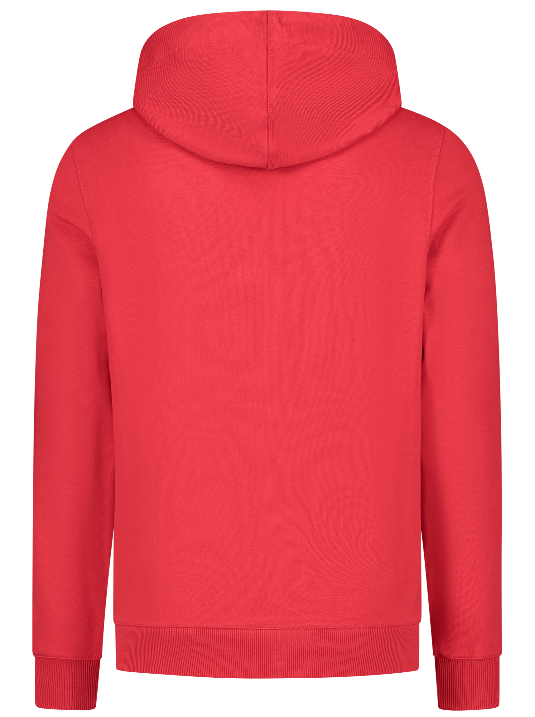 HV PoloHoodie sweatshirt with hood "Cote d'Azur", red