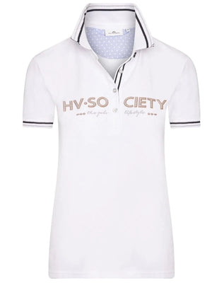 HV PoloWomen's Polo Shirt Society, white
