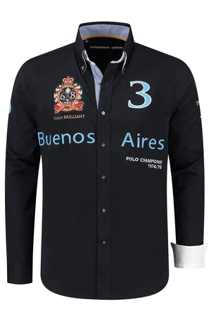 John BrillantShirt Polosport Buenos Aires, darkblue