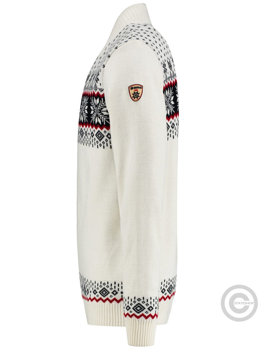 Kama Knitted sweater Windstopper®, off-White