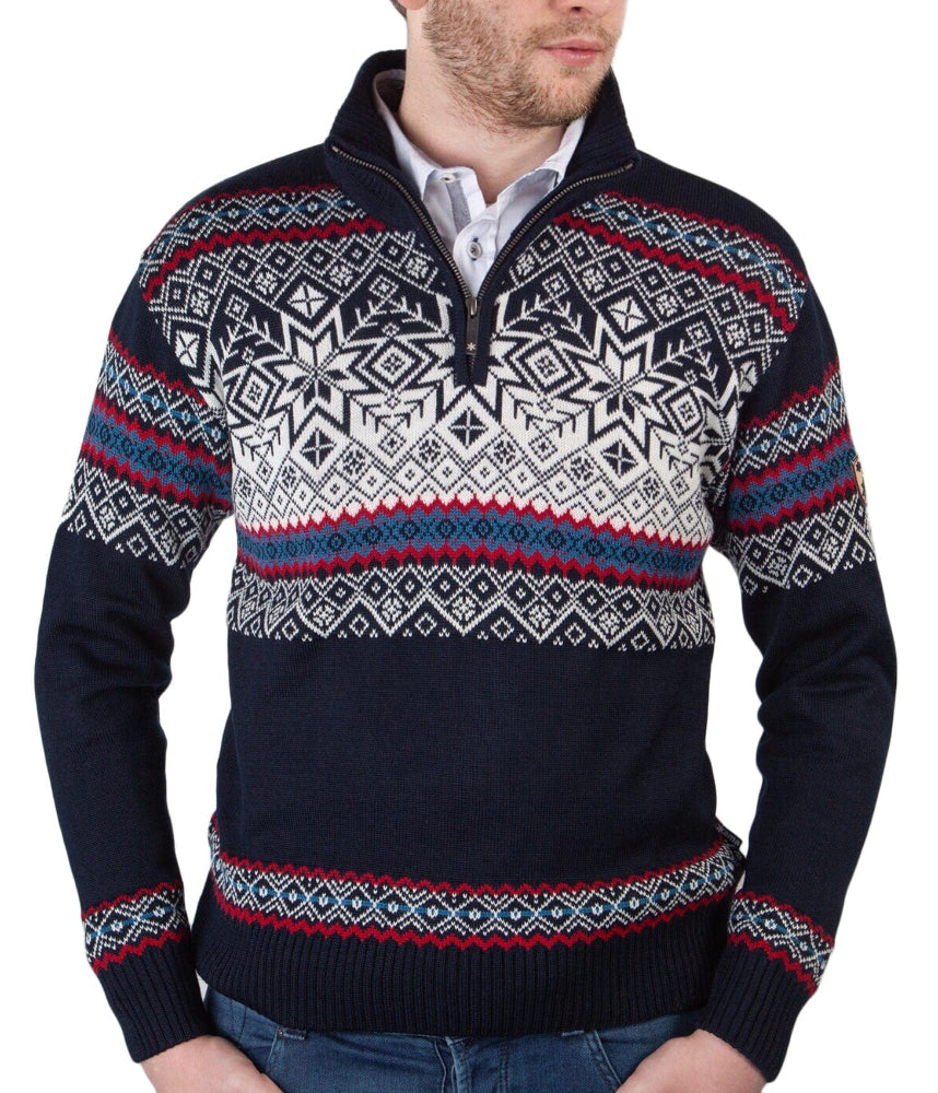 Kama Pullover Merino Nordic, darkblue