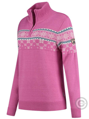 Kama Womens Pullover Nordic Merino, pink