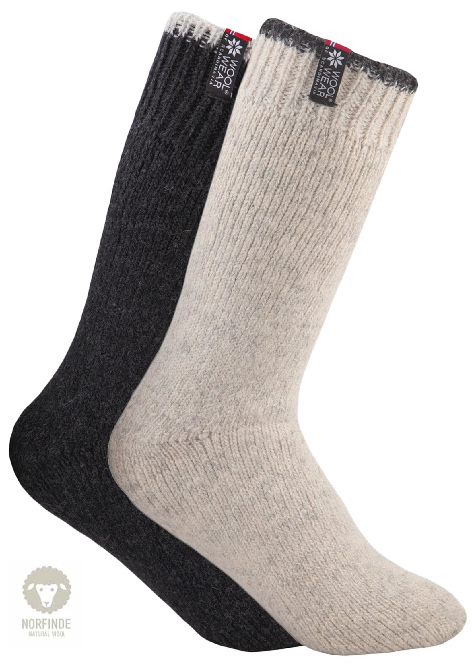 Norfinde Eskimo thick wool socks, 2-pack