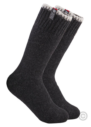 Norfinde Eskimo thick wool socks, Anthracite