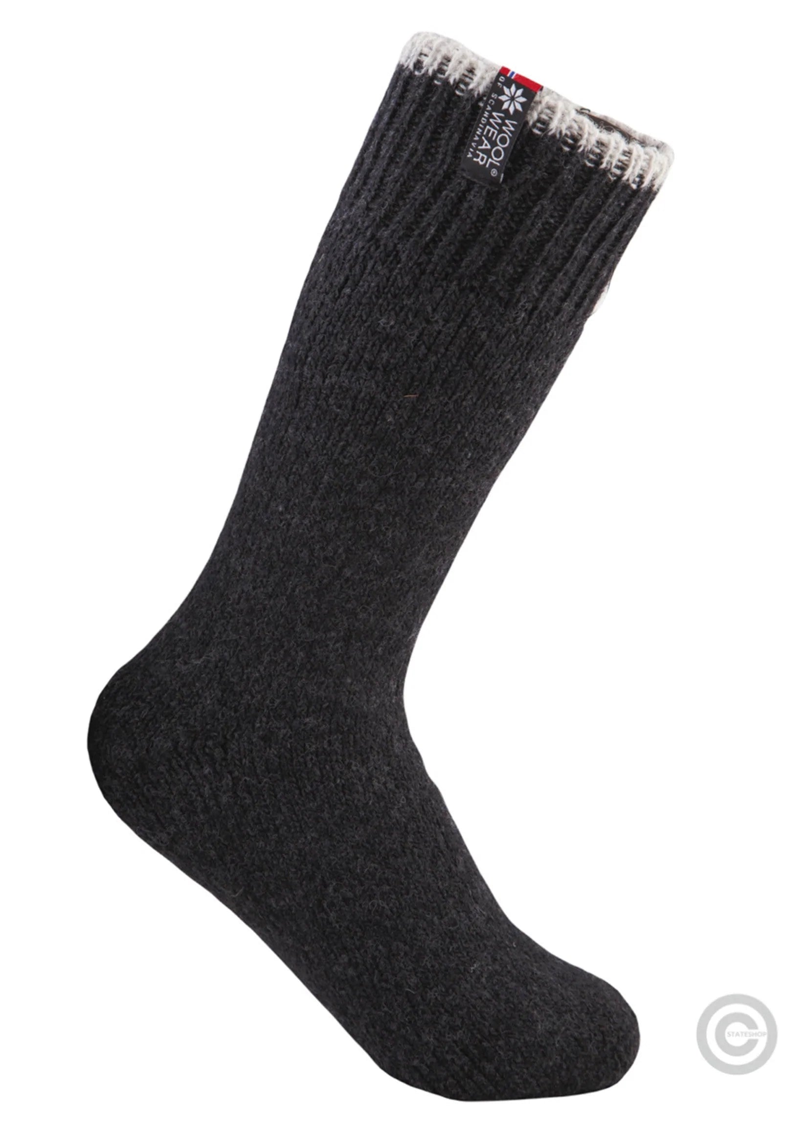 Norfinde Eskimo thick wool socks, Anthracite