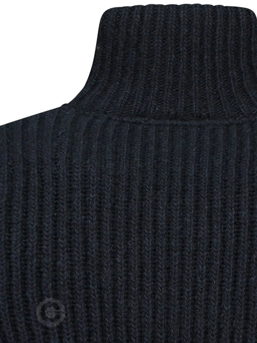 NorfindeHard wearing rib sweater, darkblue