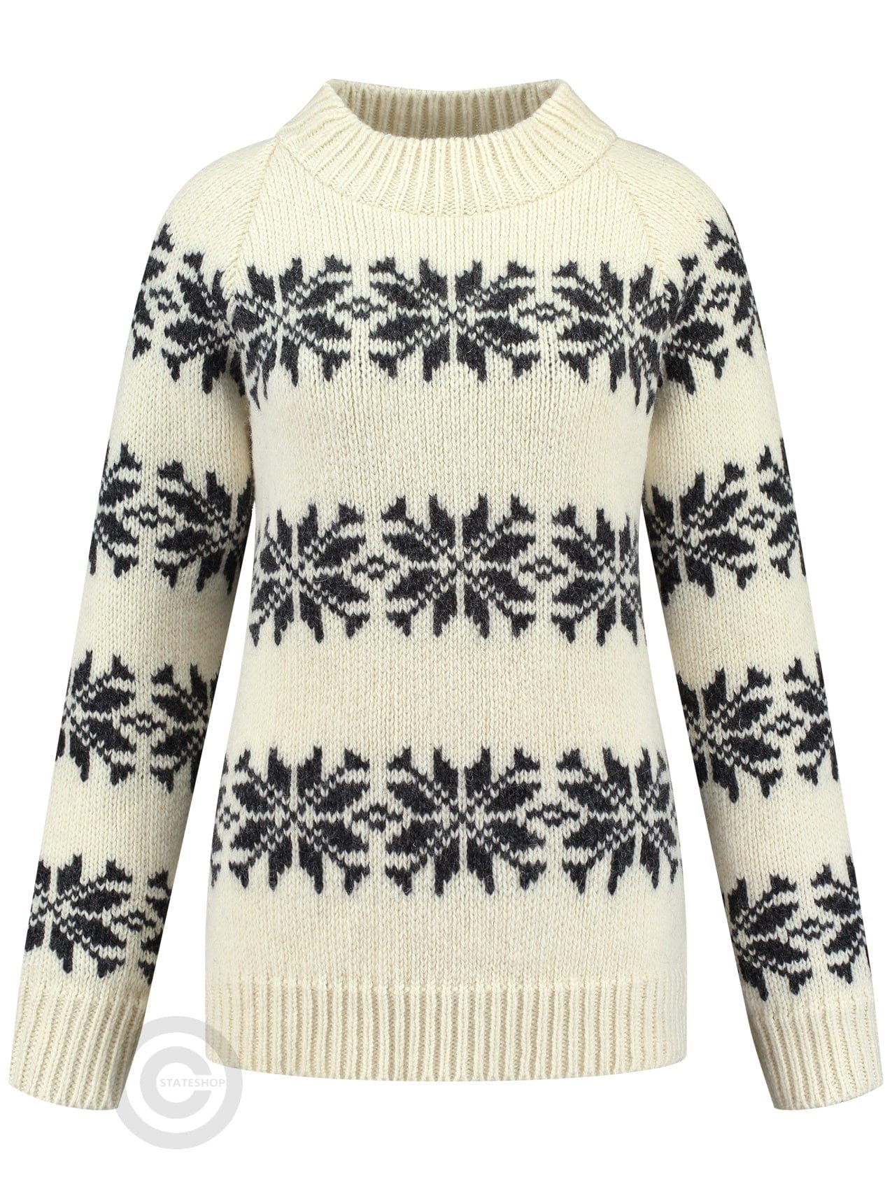 Norfinde Icelandic jumper fitted with turtleneck of 100% pure wool