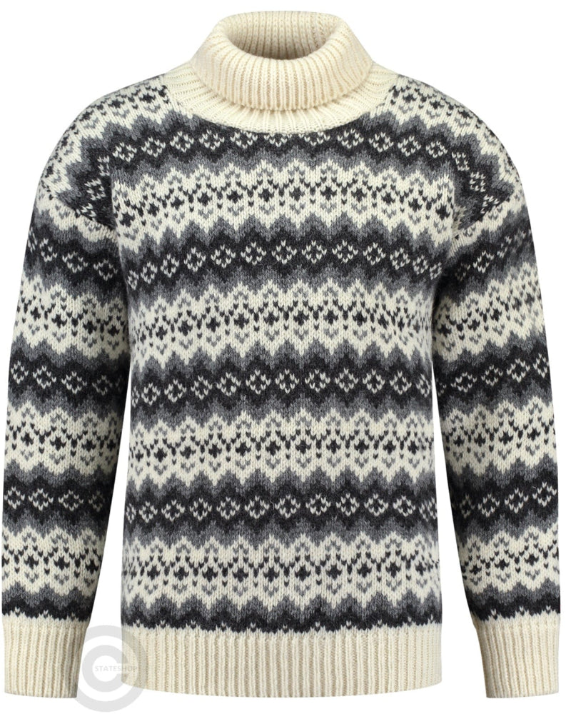 NorfindeIcelandic sweater with roll neck of 100% pure new wool