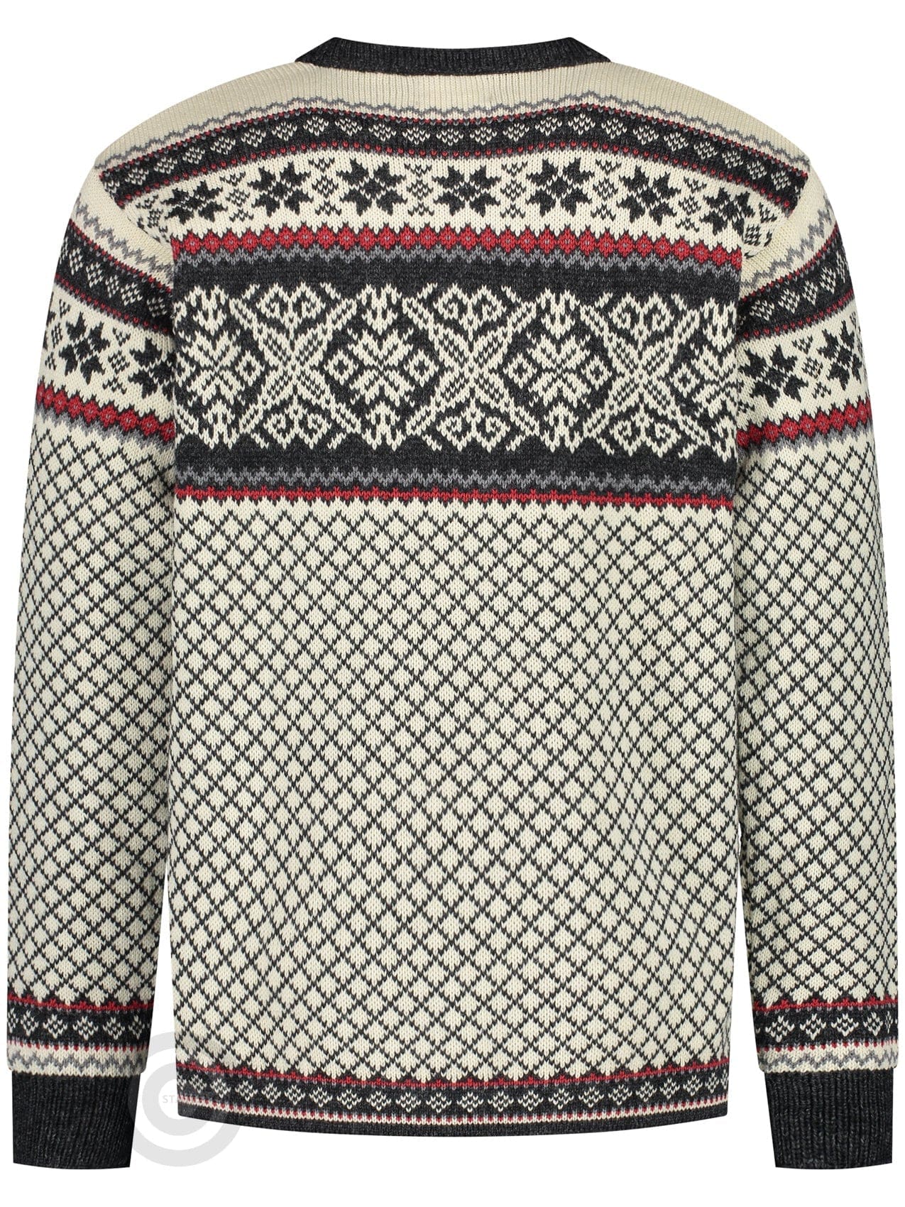 Pull en laine pour hommes, pull jacquard nordique en pure laine