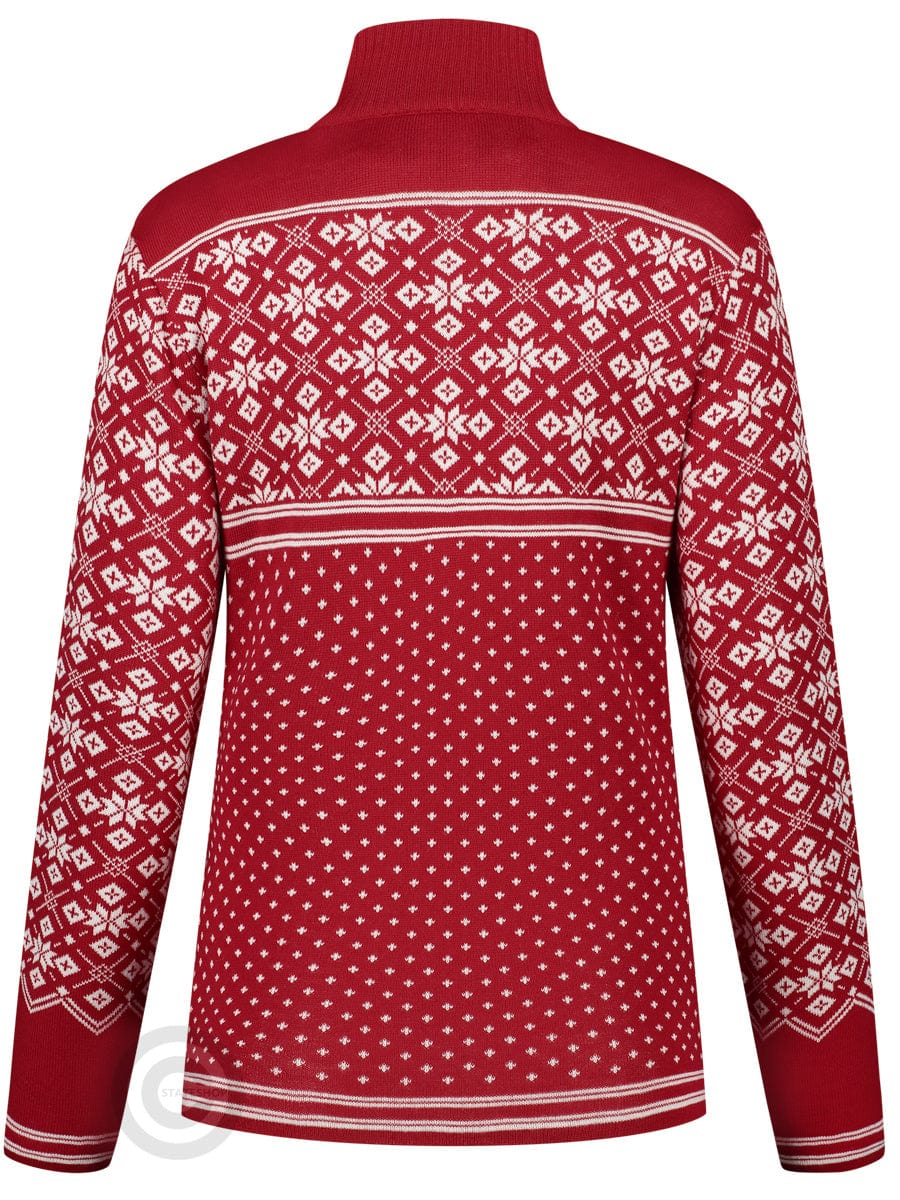 NorfindeNordic merino women sweater, Red