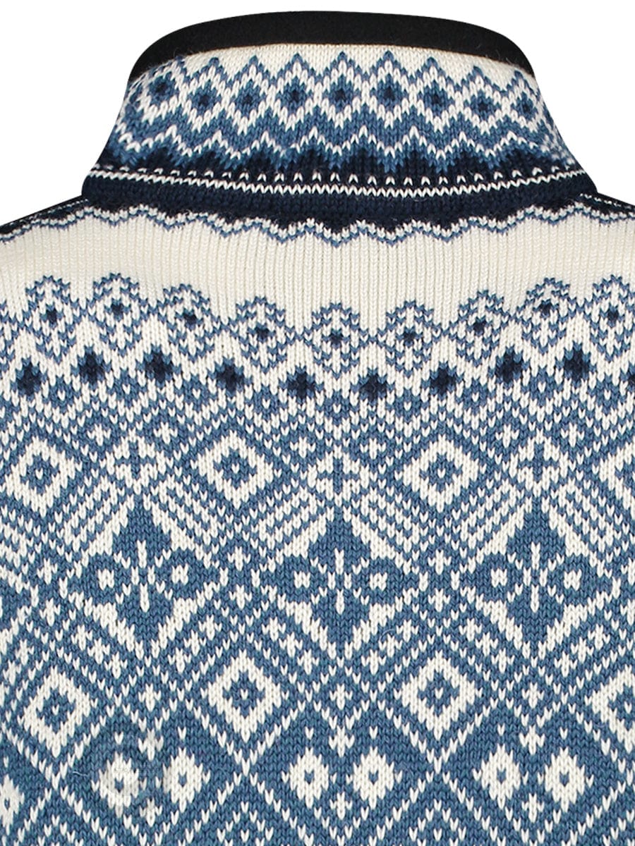 NorfindeNordic zip sweater, Traditional Blue