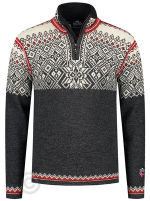 NorfindeNordic zip sweater, Traditional Charcoal