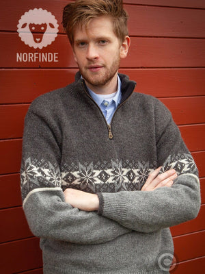 Norfinde Sweater made of 100% pure new Norwegian wool