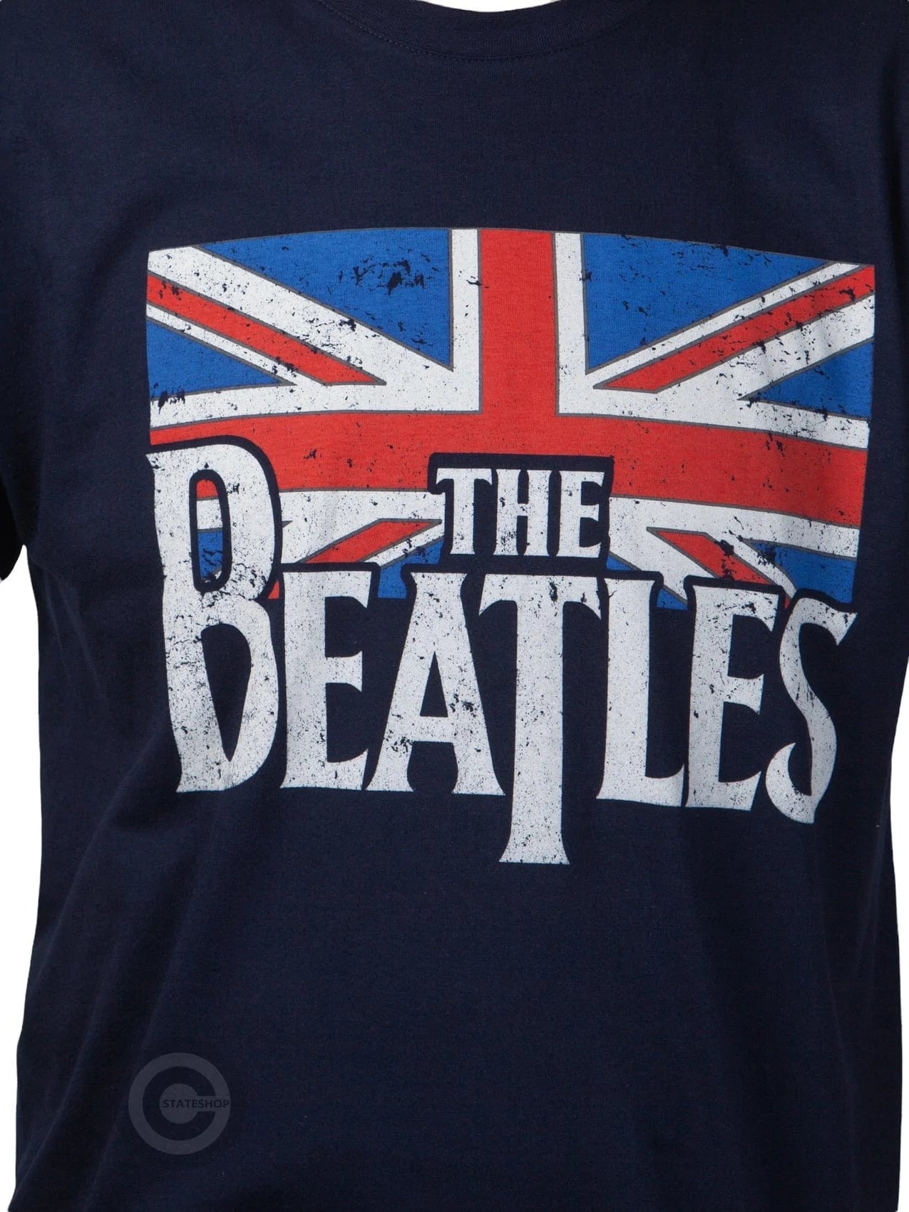 RockstarzT-shirt Beatles "Vintage Flag" blue