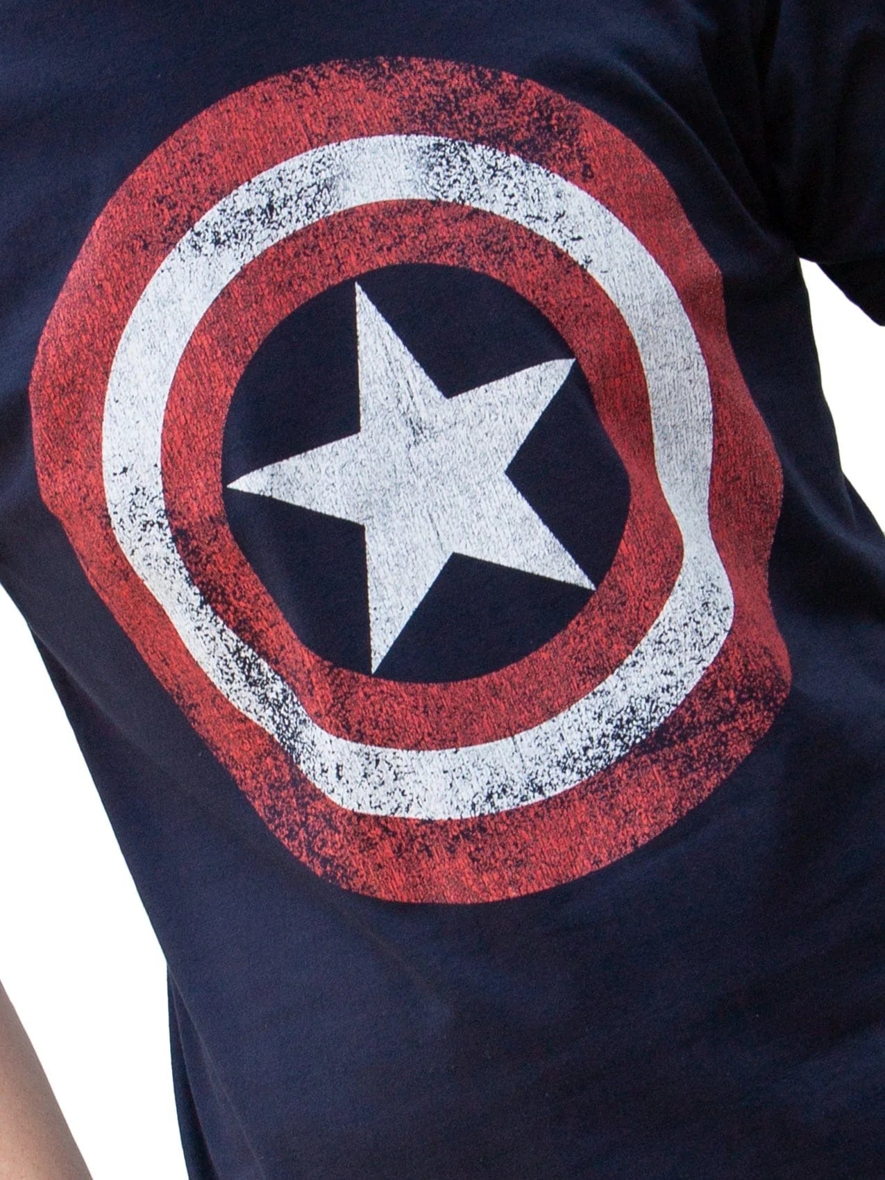 Rockstarz T-shirt Captain America "Shield Logo" Navy