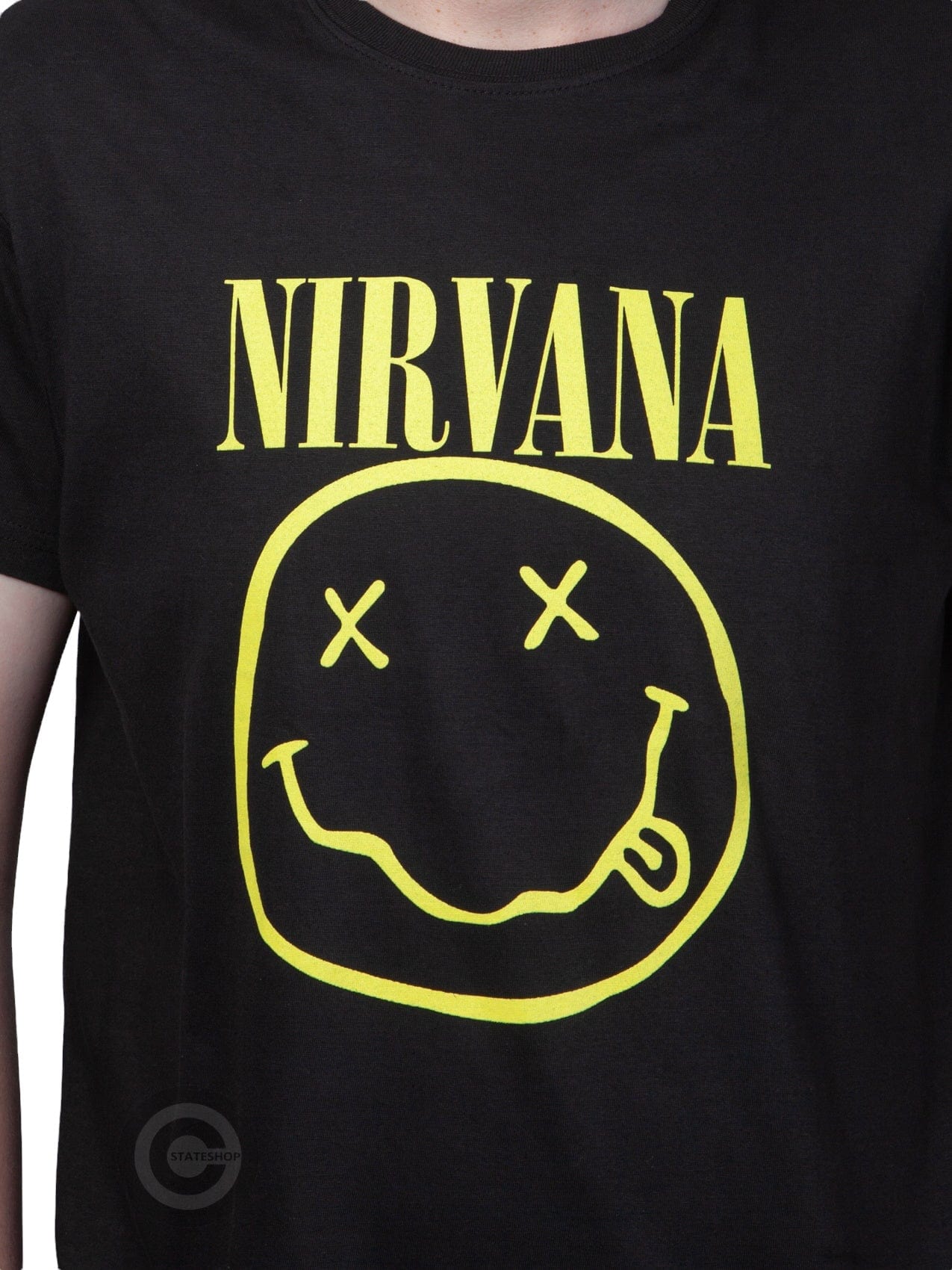 Nirvana deals smiley shirt