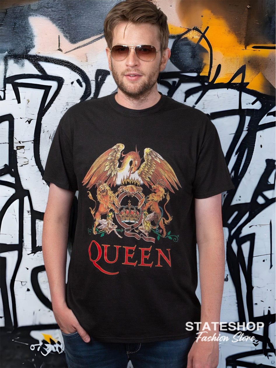 RockstarzT-shirt Queen "Classic Crest" Black
