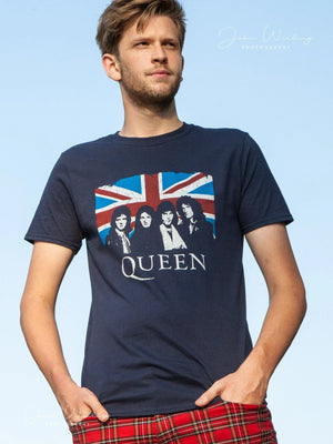 RockstarzT-shirt Queen "Union Jack" Blue