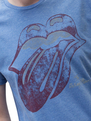 Rockstarz T-shirt The Rolling Stones "Burned Out Tongue" Blue