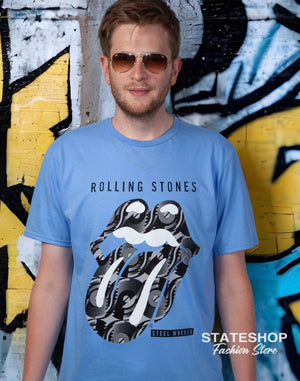 RockstarzT-shirt The Rolling Stones "Steel Wheels" Blue