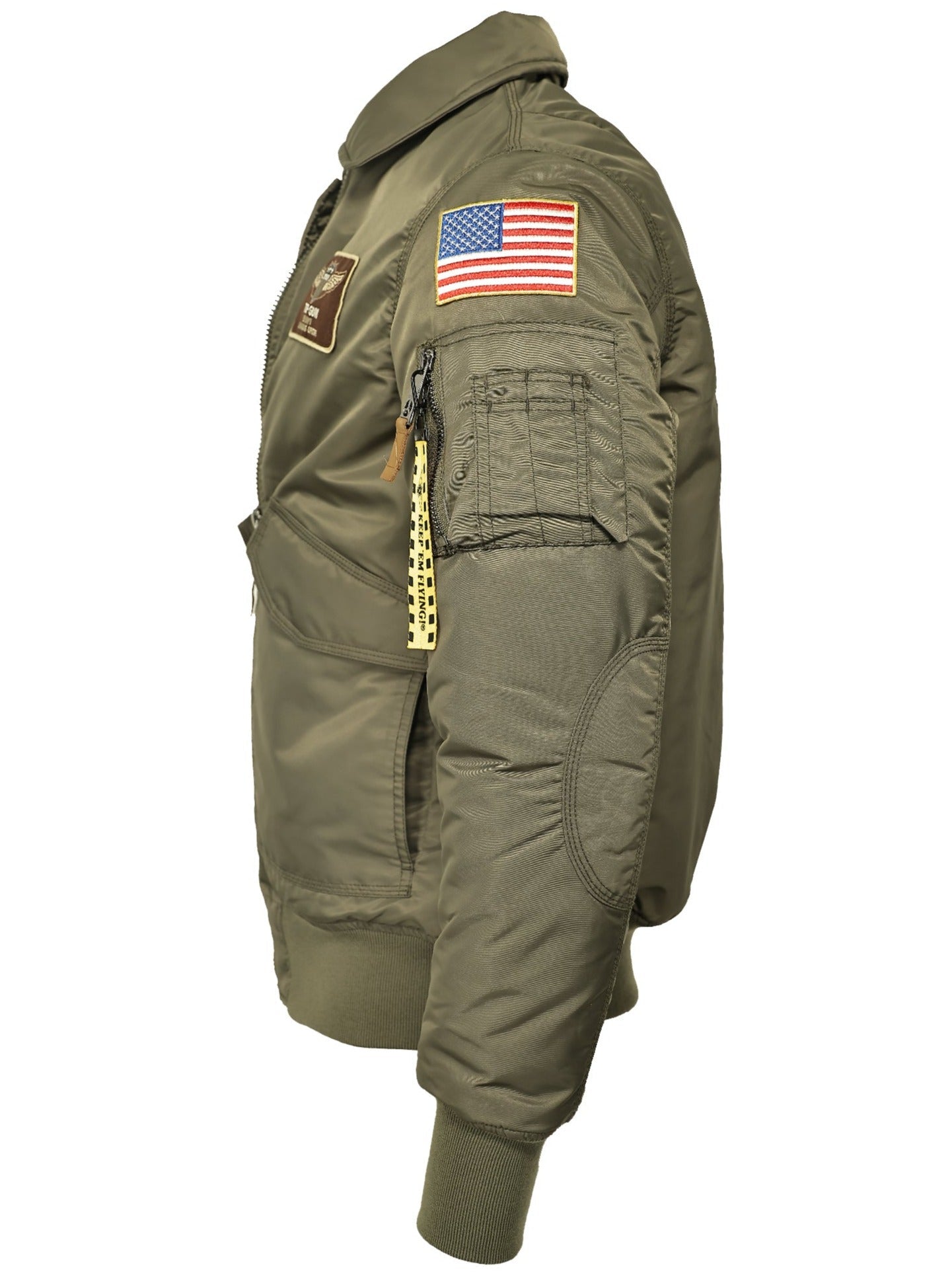 Bomber jacket from the film Original TOP GUN patches, Olive - Stateshop ...