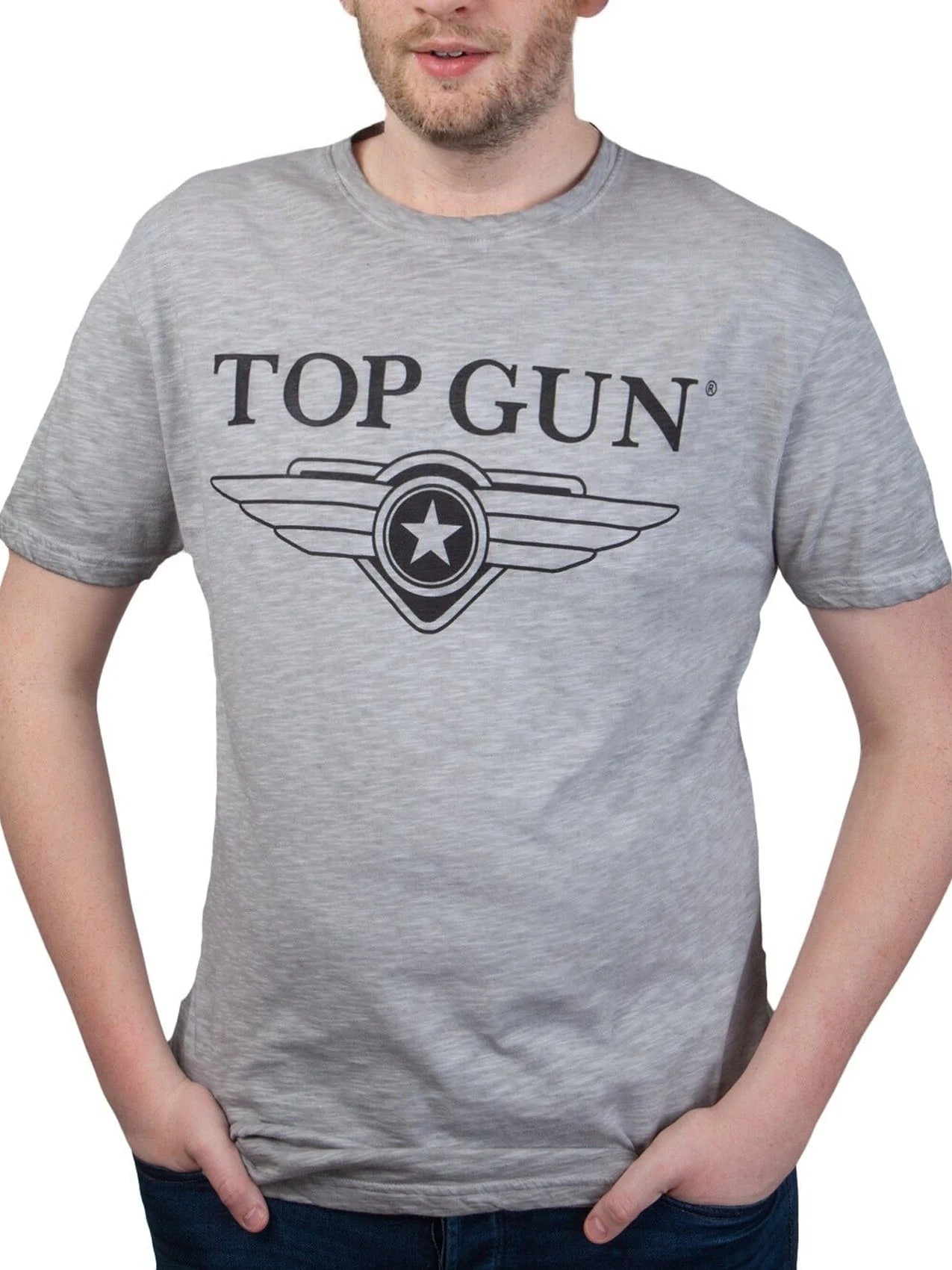 Top Gun"Cloudy" T-shirt Grey Melange