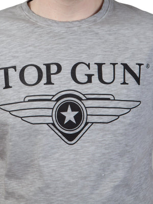 Top Gun"Cloudy" T-shirt Grey Melange