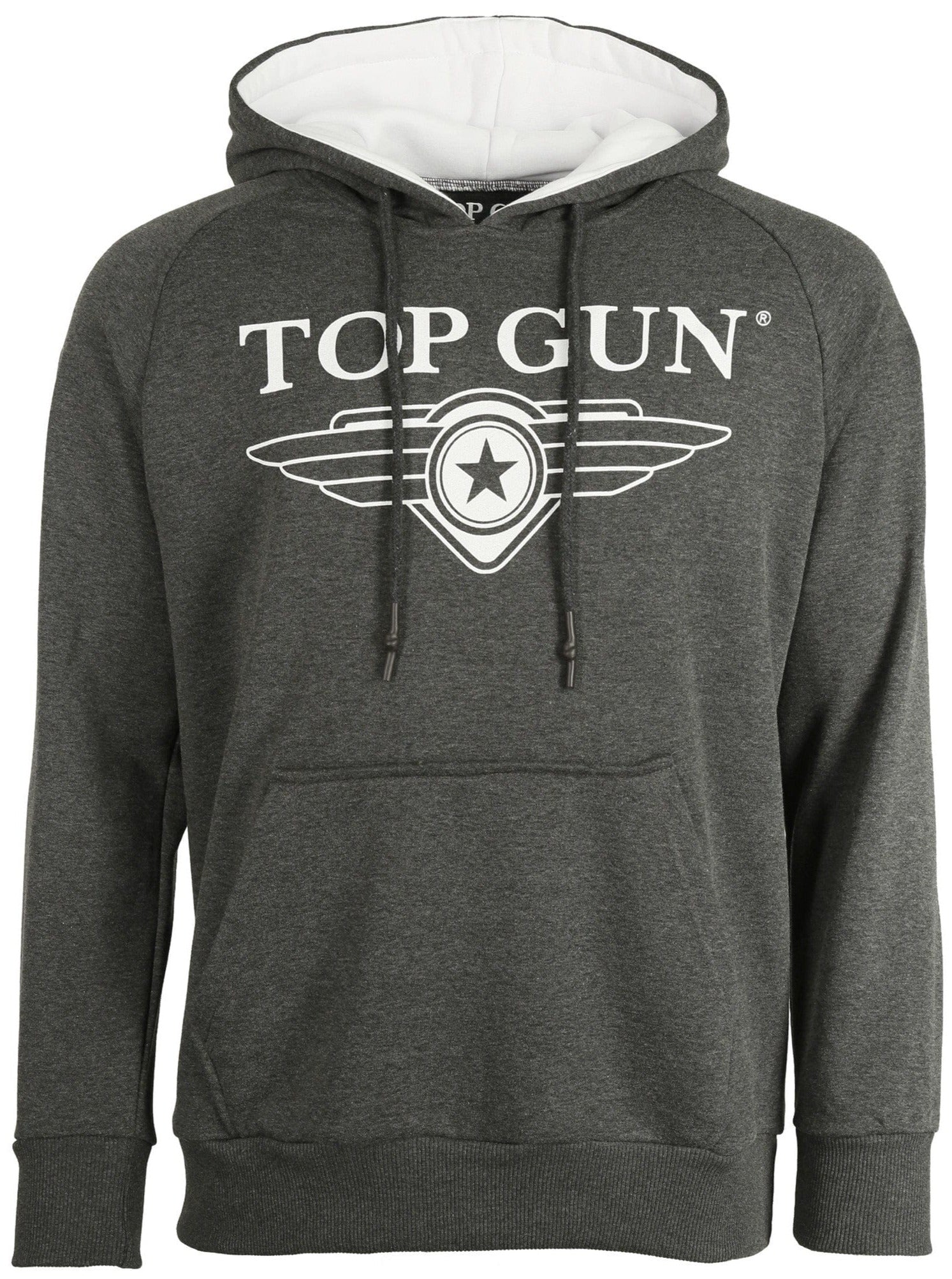 Top Gun Hoodie "Defender" grey