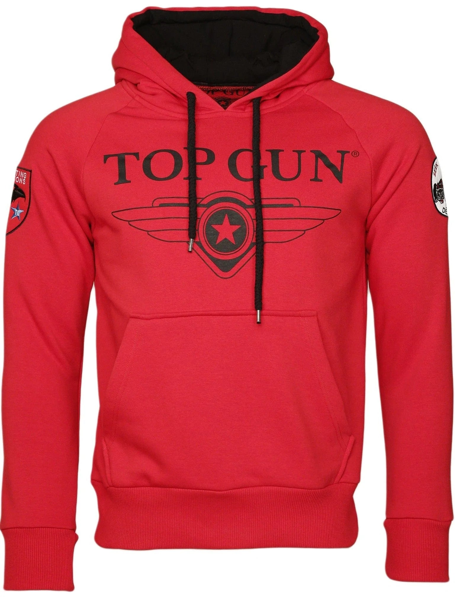Top GunHoodie "Defender" red