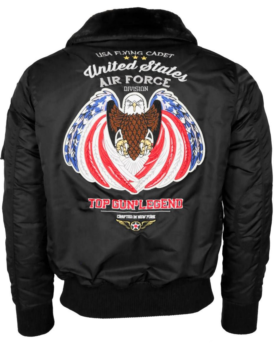 Top Gun Kopie van Bomber Jacket "Machine" Dark Blue