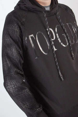 Top GunSweatshirt with hood "Black Style" Logo