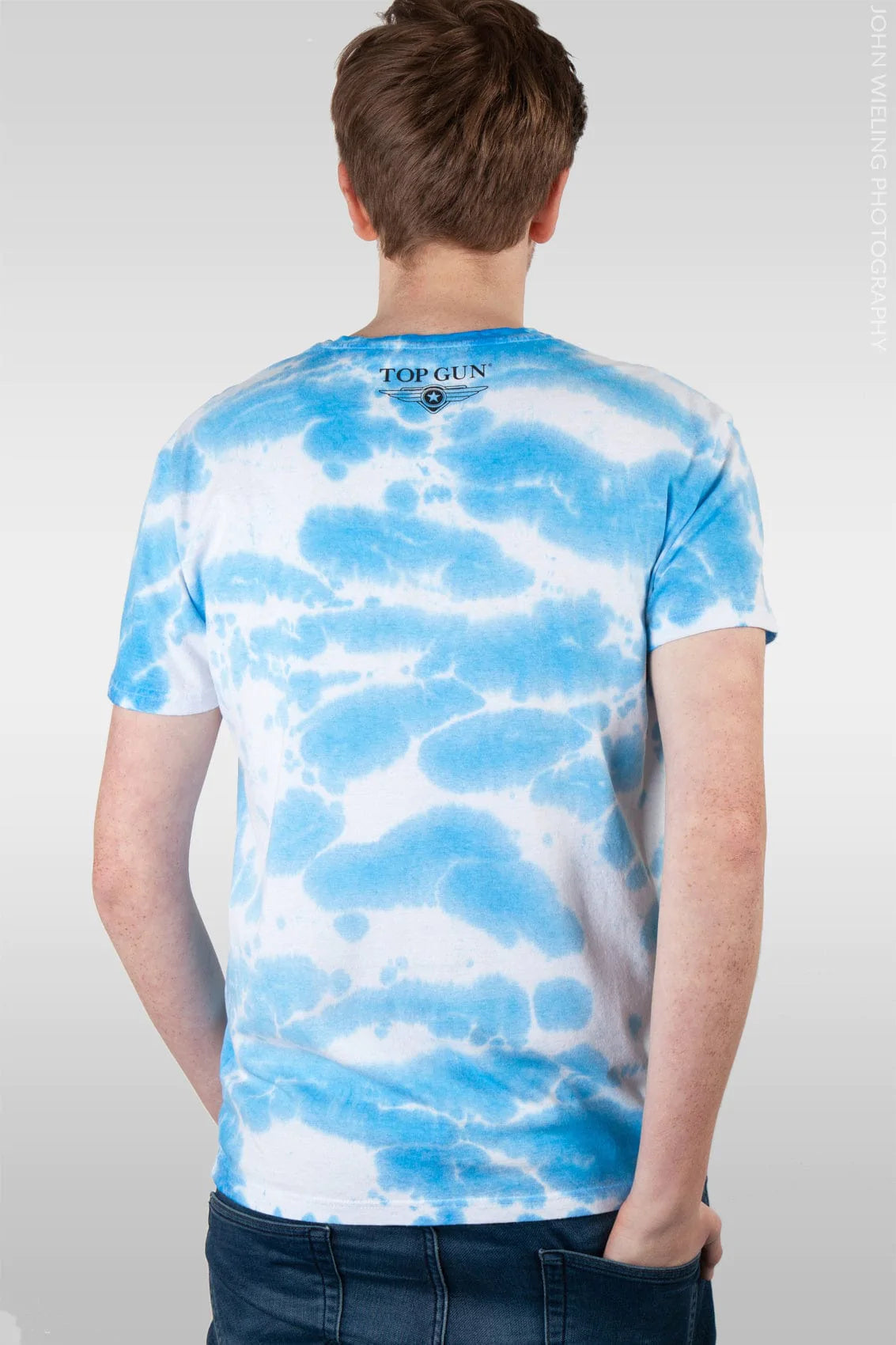 Top Gun T-Shirt "American Icon" camouflage blue