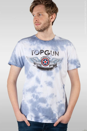 Top Gun T-Shirt "American Icon" camouflage, navy