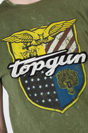 Top Gun T-Shirt “Insignia” green